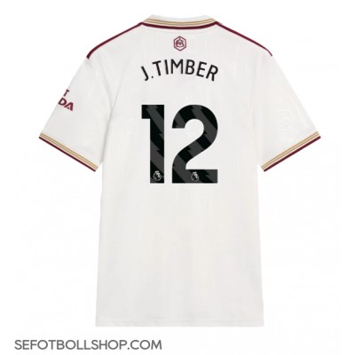 Billiga Arsenal Jurrien Timber #12 Tredje fotbollskläder 2025-26 Kortärmad Billiga Arsenal Jurrien Timber #12 Tredje fotbollskläder 2025-26 Kortärmad